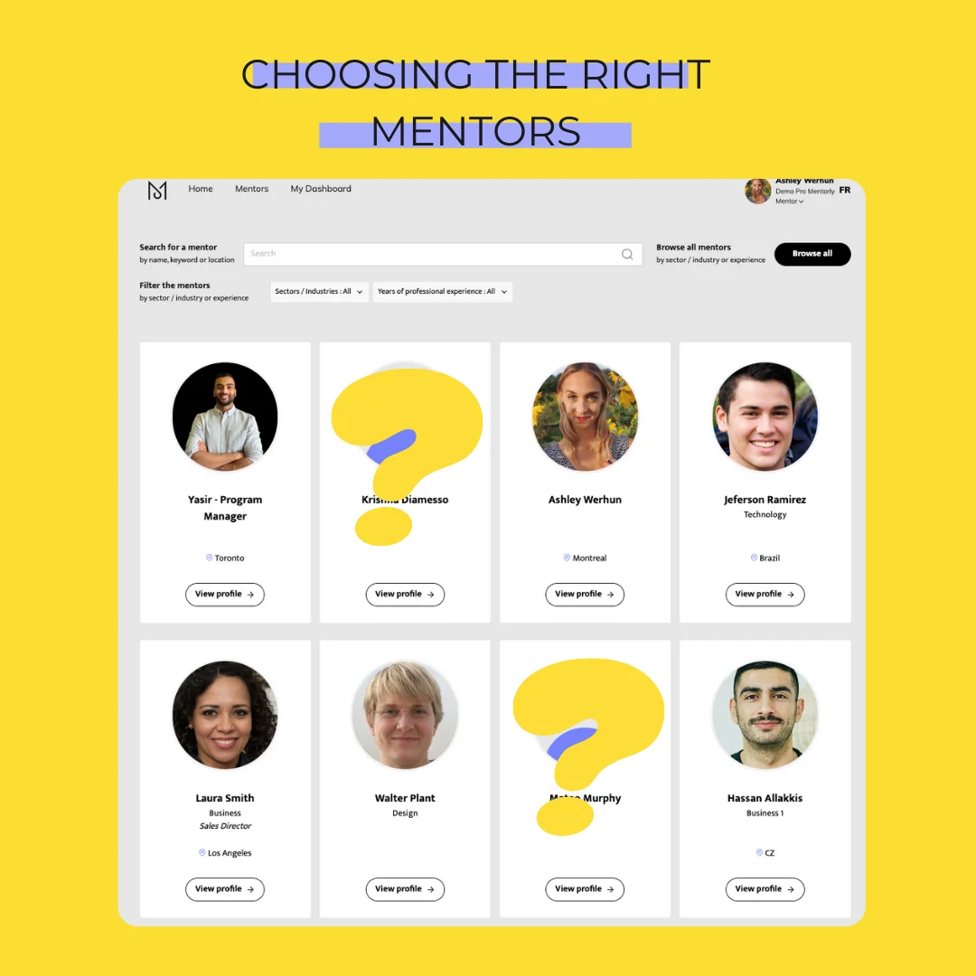 Selecting the Right Mentors for Your Mentorship Program: Balancing Level, Seniority, and Soft Skills